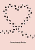 Pattes de r&eacute;confort dans la tristesse